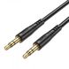 Аудiо-кабель HOCO UPA24 Smooth AUX audio cable Black 6931474789136 фото 2