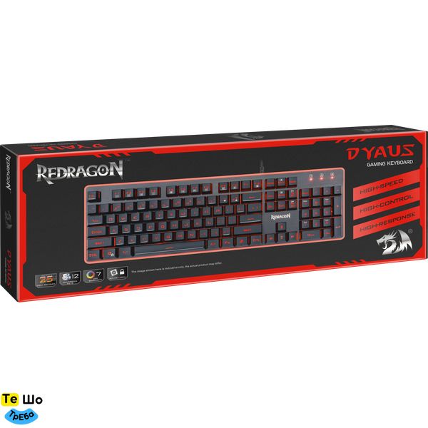 Клавіатура ігрова Redragon Dyaus K509 UA 7 colors 77625_Redragon фото