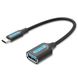 Кабель Vention USB 3.1(Gen 1) C Male to A Female OTG Cable 0.15M Black PVC Type (CCVBB) CCVBB фото 1