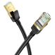 Кабель HOCO US02 Level pure copper gigabit ethernet cable(L=1M) Black 6931474761958 фото 1