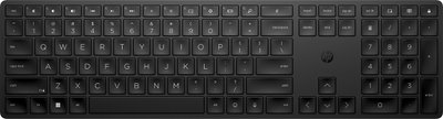 Клавіатура бездротова HP 455 Programmable Wireless Keyboard, чорна 4R177AA фото