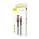 Кабель Baseus Cafule Cable（Special Edition）USB For iP 1m Red+Black CALKLF-G91 фото 3